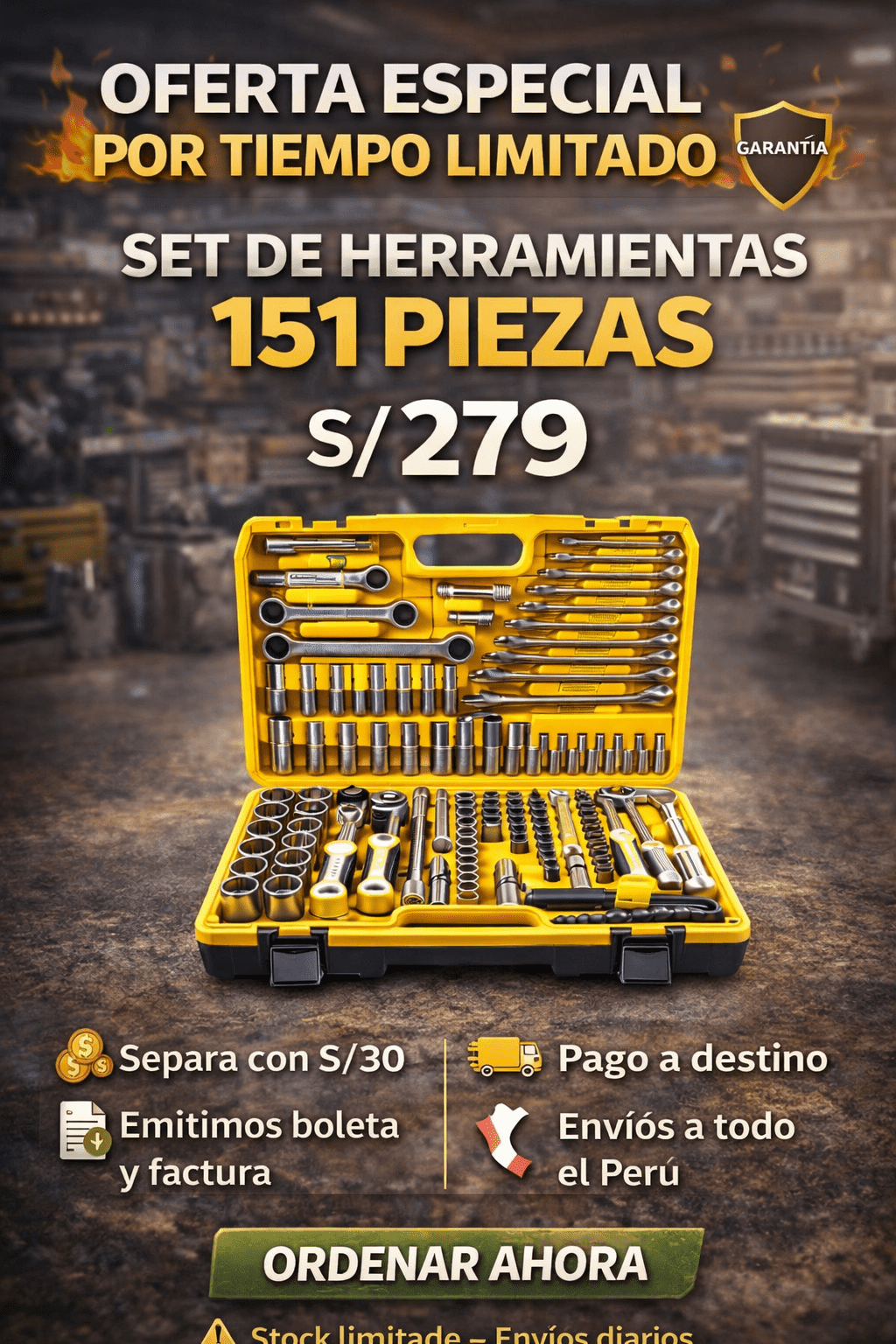 SET PROFESIONAL 151 PZAS.