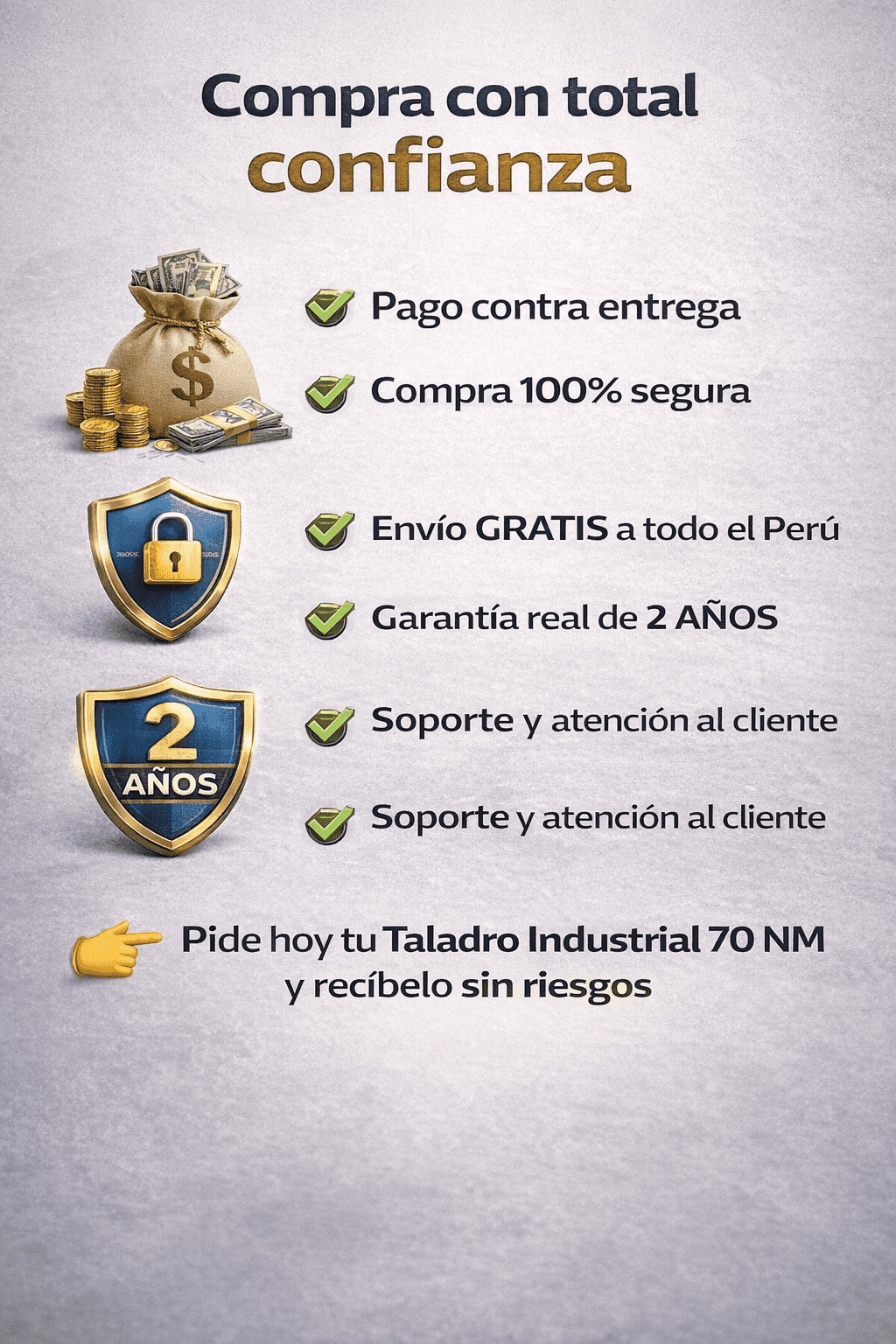 TALADRO INDUSTRIAL 70 NM