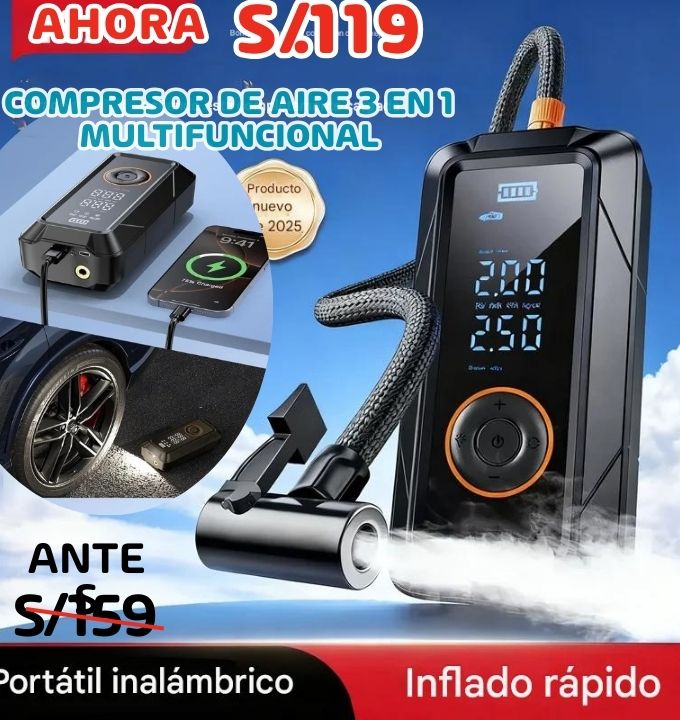 COMPRESOR DE AIRE PORTATIL