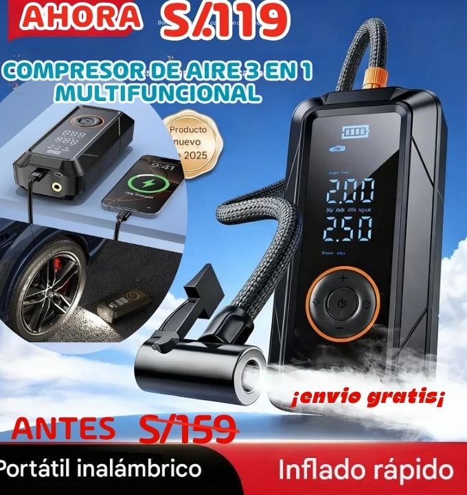 COMPRESOR DE AIRE PORTATIL